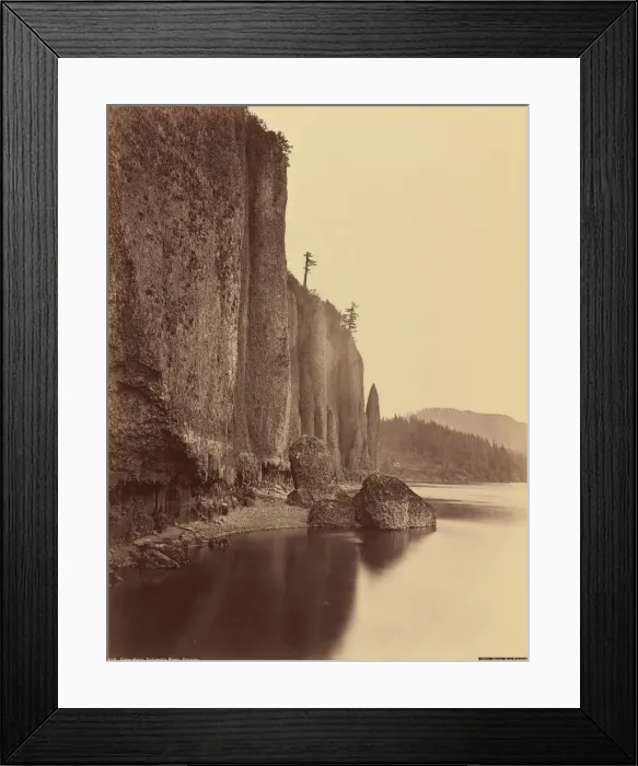 Framed Print : Cape Horn, Columbia River, Oregon, 1867. Creator: Carleton Emmons Watkins Framed Print : Cape Horn, Columbia River, Oregon, 1867. Creator: Carleton Emmons Watkins
