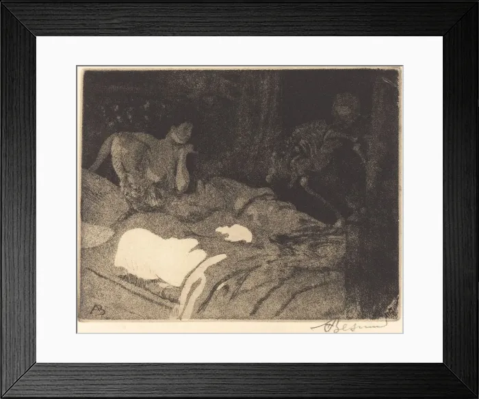 Framed Print : The Enigma (L enigme), 1900. Creator: Paul Albert Besnard Framed Print : The Enigma (L enigme), 1900. Creator: Paul Albert Besnard