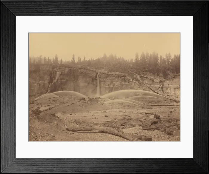 Framed Print : Malakoff Diggins, North Bloomfield, Nevada County, 1871. Creator: Carleton Emmons Watkins Framed Print : Malakoff Diggins, North Bloomfield, Nevada County, 1871. Creator: Carleton Emmons Watkins