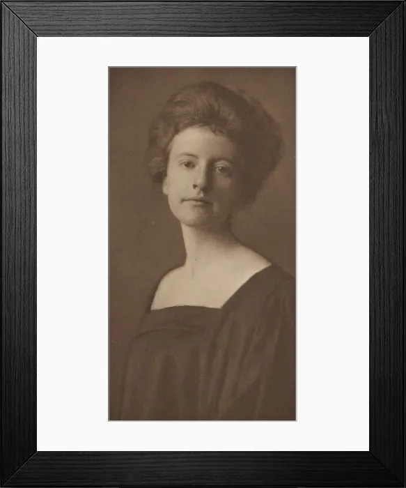 Framed Print : Beatrice, 1899. Creator: Mathilde Weil Framed Print : Beatrice, 1899. Creator: Mathilde Weil