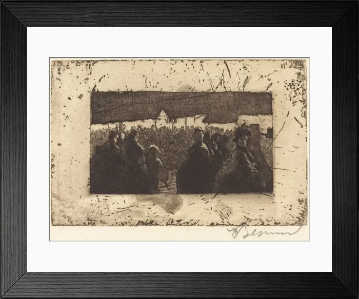 Framed Print : Neuilly Fair (La Foire de Neuilly), 1885. Creator: Paul Albert Besnard Framed Print : Neuilly Fair (La Foire de Neuilly), 1885. Creator: Paul Albert Besnard