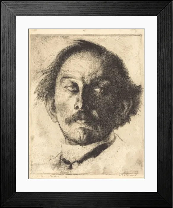 Framed Print : Jules Destree, 1917. Creator: Paul Albert Besnard Framed Print : Jules Destree, 1917. Creator: Paul Albert Besnard