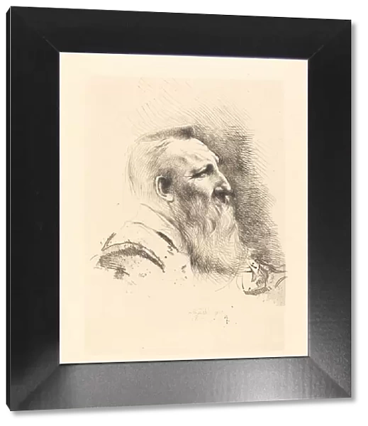 Auguste Rodin, 1900. Creator: Paul Albert Besnard
