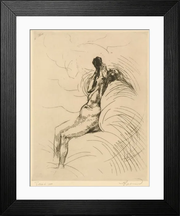 Framed Print : Apotheosis (L Apotheose), c. 1886. Creator: Paul Albert Besnard Framed Print : Apotheosis (L Apotheose), c. 1886. Creator: Paul Albert Besnard