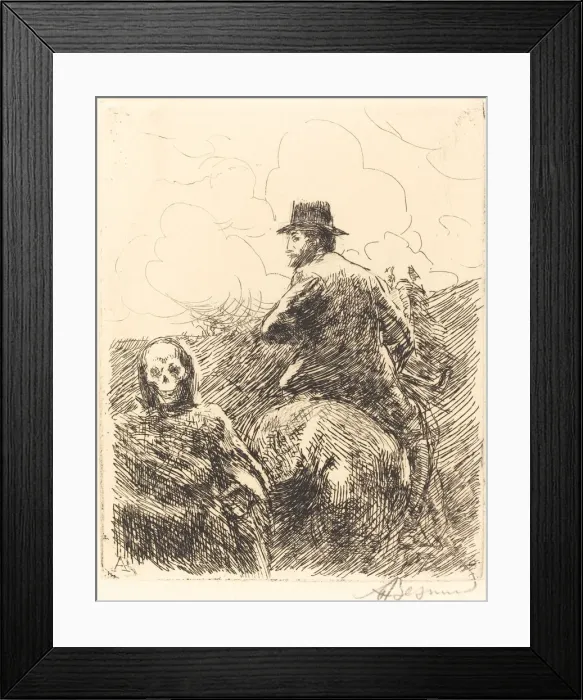 Framed Print : Danger Passed (Danger passe), 1900. Creator: Paul Albert Besnard Framed Print : Danger Passed (Danger passe), 1900. Creator: Paul Albert Besnard
