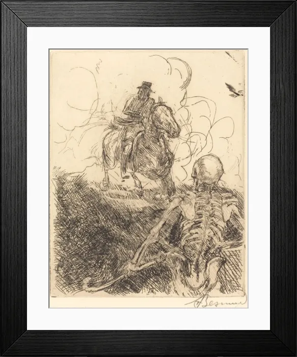 Framed Print : The Obstacle (L obstacle), 1900. Creator: Paul Albert Besnard Framed Print : The Obstacle (L obstacle), 1900. Creator: Paul Albert Besnard
