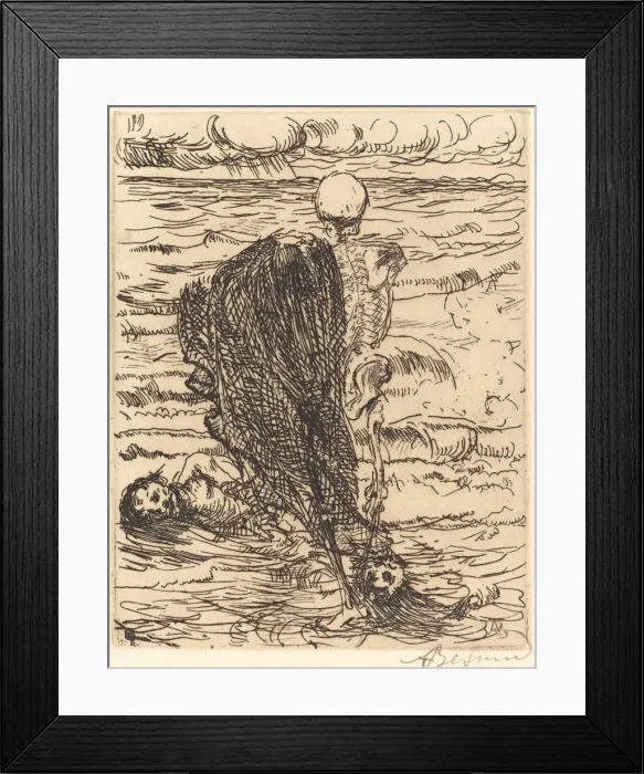 Framed Print : The Haul (Le coup de filet), 1900. Creator: Paul Albert Besnard Framed Print : The Haul (Le coup de filet), 1900. Creator: Paul Albert Besnard