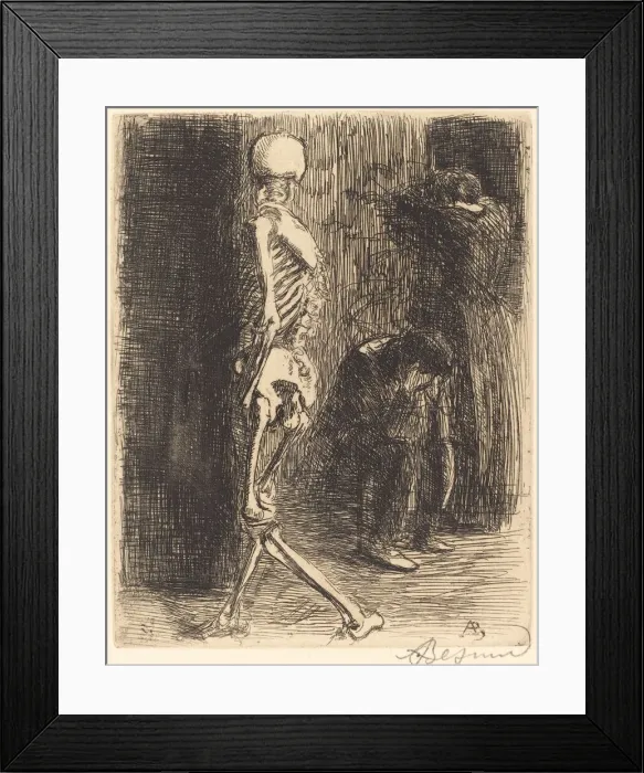 Framed Print : After the Visit (Apres sa visite), 1900. Creator: Paul Albert Besnard Framed Print : After the Visit (Apres sa visite), 1900. Creator: Paul Albert Besnard