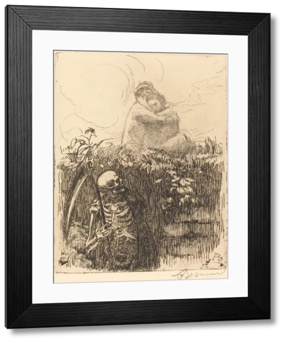 Framed Print : On the Lookout (Aux aguets), 1900. Creator: Paul Albert Besnard Framed Print : On the Lookout (Aux aguets), 1900. Creator: Paul Albert Besnard