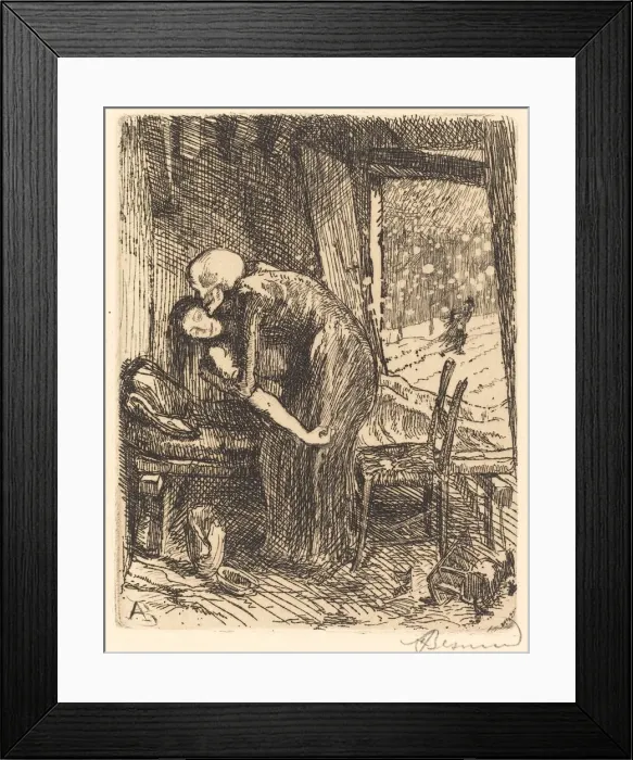 Framed Print : Charitable, 1900. Creator: Paul Albert Besnard Framed Print : Charitable, 1900. Creator: Paul Albert Besnard