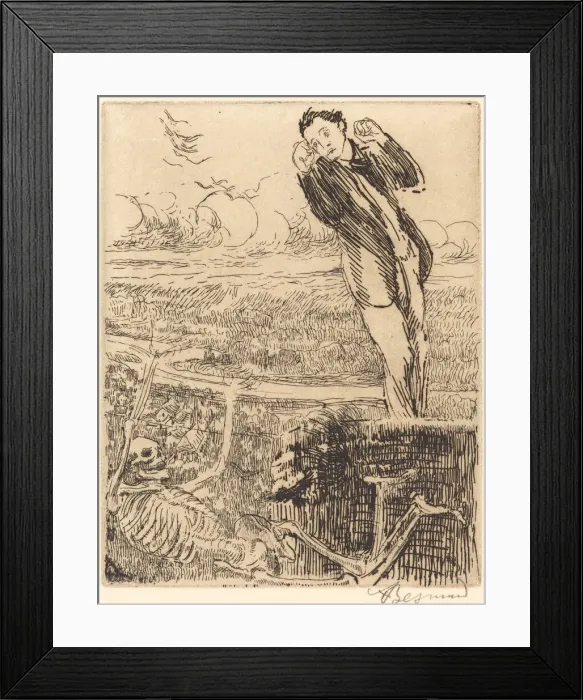 Framed Print : Vertigo (Le vertige), 1900. Creator: Paul Albert Besnard Framed Print : Vertigo (Le vertige), 1900. Creator: Paul Albert Besnard