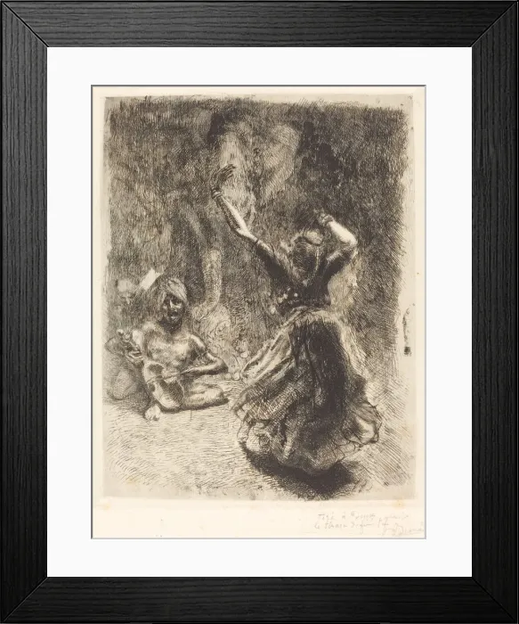 Framed Print : The Dancer of Tanjore (La bayadere de Tanjore), 1914. Creator: Paul Albert Besnard Framed Print : The Dancer of Tanjore (La bayadere de Tanjore), 1914. Creator: Paul Albert Besnard