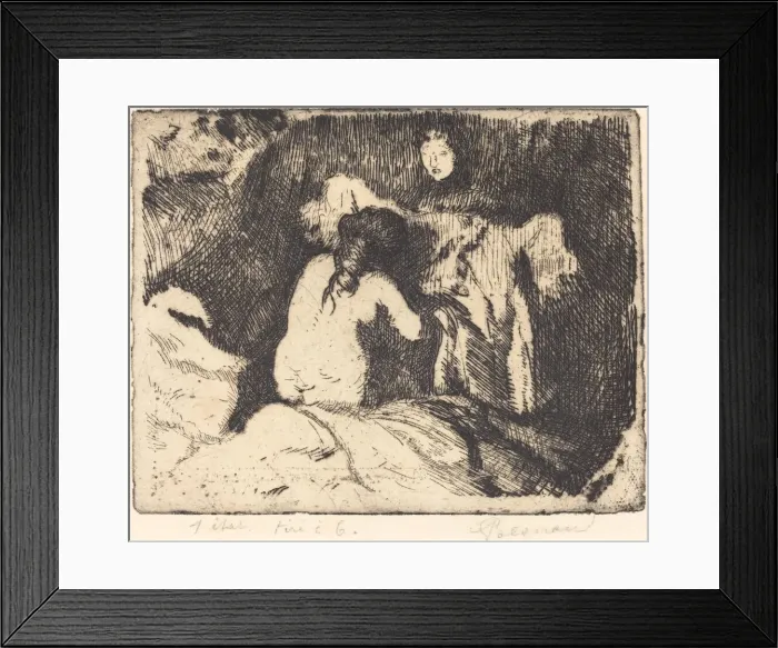 Framed Print : Getting Up (Le lever), 1913. Creator: Paul Albert Besnard Framed Print : Getting Up (Le lever), 1913. Creator: Paul Albert Besnard