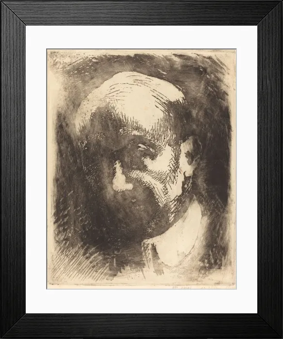 Framed Print : Gabriele D Annunzio, 1917. Creator: Paul Albert Besnard Framed Print : Gabriele D Annunzio, 1917. Creator: Paul Albert Besnard