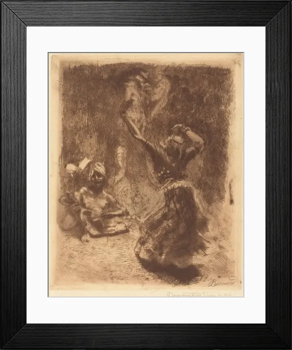 Framed Print : The Dancer of Tanjore (La bayadere de Tanjore), 1914. Creator: Paul Albert Besnard Framed Print : The Dancer of Tanjore (La bayadere de Tanjore), 1914. Creator: Paul Albert Besnard