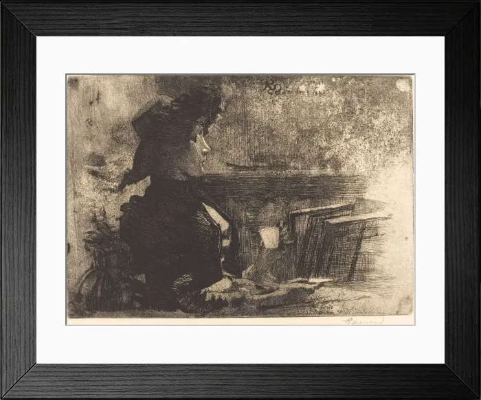 Framed Print : The Cup of Tea, 1883. Creator: Paul Albert Besnard Framed Print : The Cup of Tea, 1883. Creator: Paul Albert Besnard