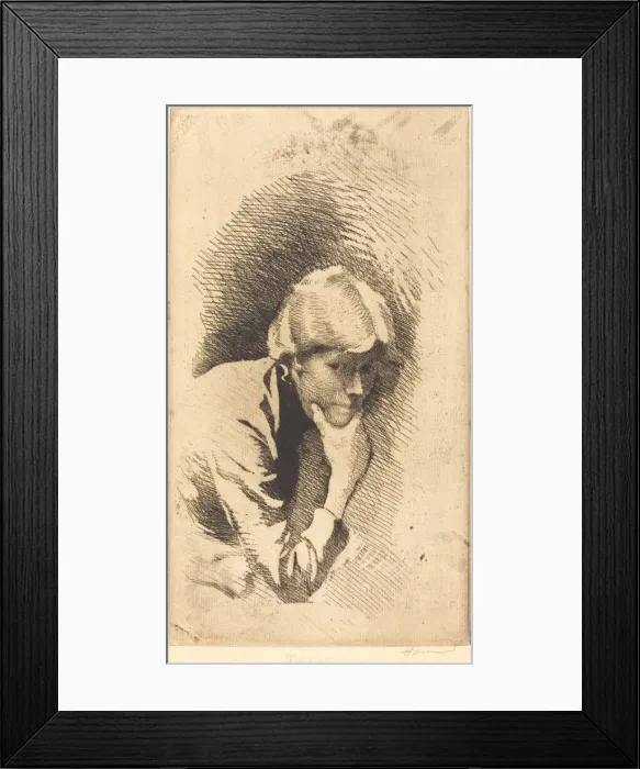 Framed Print : Carmen, 1885. Creator: Paul Albert Besnard Framed Print : Carmen, 1885. Creator: Paul Albert Besnard