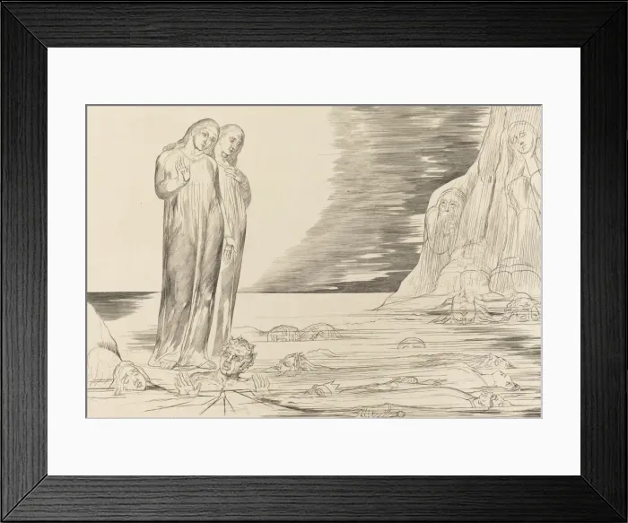Framed Print : The Circle of the Traitors; Dantes Foot Striking Bocca degli Abbate, 1827 Framed Print : The Circle of the Traitors; Dantes Foot Striking Bocca degli Abbate, 1827