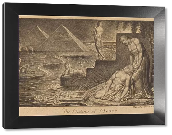 The Hiding of Moses, 1824. Creator: William Blake