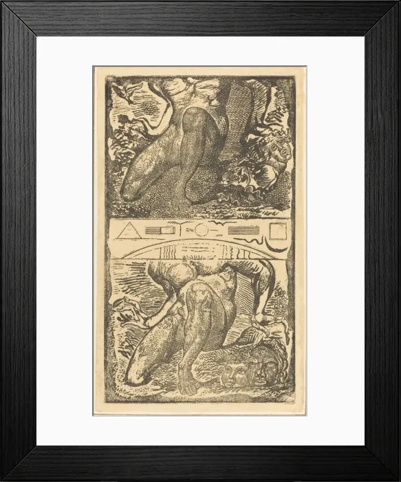 Framed Print : Unknown subject (Let Him look up into the Heaven and laugh in the bright air), possibly c