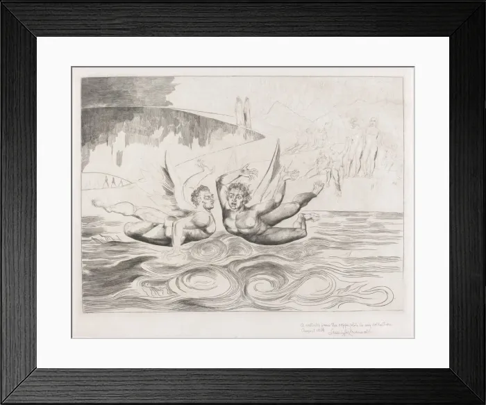 Framed Print : The Circle of the Corrupt Officials; the Devils Mauling Each Other, 1827 Framed Print : The Circle of the Corrupt Officials; the Devils Mauling Each Other, 1827