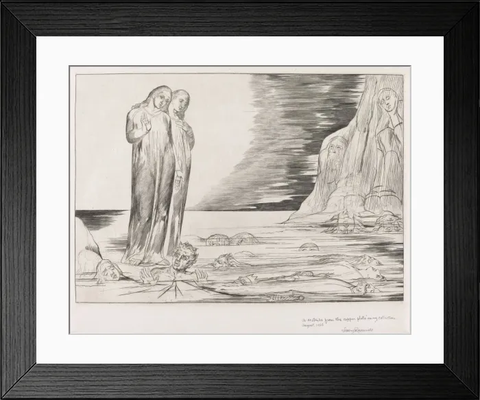 Framed Print : The Circle of the Traitors; Dantes Foot Striking Bocca degli Abbate, 1827 Framed Print : The Circle of the Traitors; Dantes Foot Striking Bocca degli Abbate, 1827