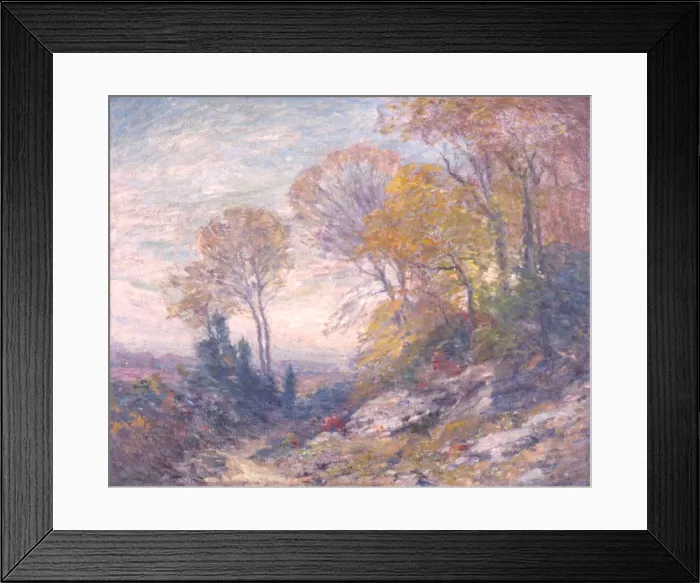Framed Print : October Morning, ca. 1910. Creator: Frank A. Bicknell Framed Print : October Morning, ca. 1910. Creator: Frank A. Bicknell