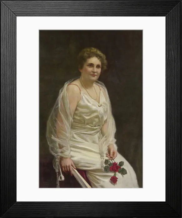 Framed Print : Edith Bolling Galt Wilson, 1924. Creator: Emile Alexay Framed Print : Edith Bolling Galt Wilson, 1924. Creator: Emile Alexay