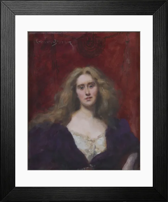 Framed Print : Natalie Barney, ca. 1900. Creator: Charles Emile Auguste Carolus-Duran Framed Print : Natalie Barney, ca. 1900. Creator: Charles Emile Auguste Carolus-Duran