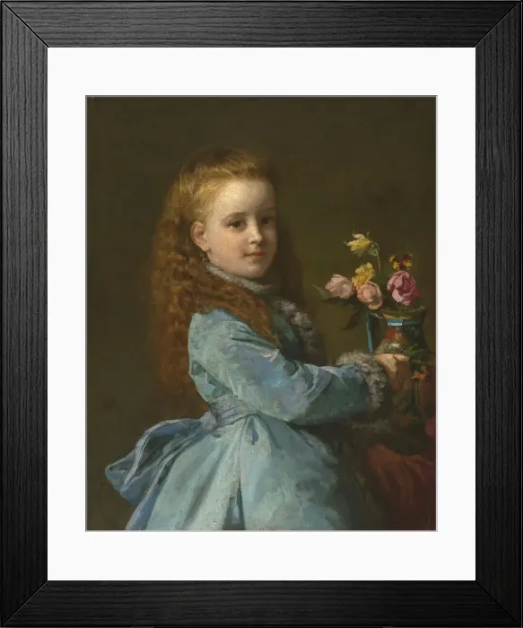 Framed Print : Edith Wharton, 1870. Creator: Edward Harrison May Framed Print : Edith Wharton, 1870. Creator: Edward Harrison May