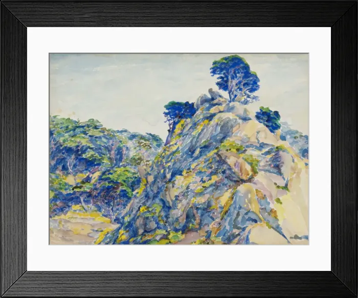 Framed Print : Point Lobos, late 19th-early 20th century. Creator: Ernest Haskell Framed Print : Point Lobos, late 19th-early 20th century. Creator: Ernest Haskell