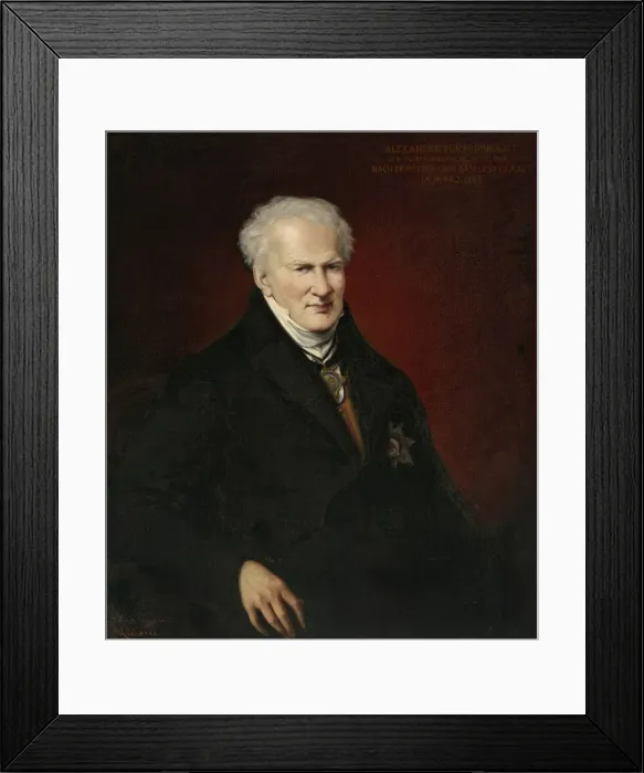 Framed Print : Alexander von Humboldt, 1855. Creators: Emma Gaggiotti-Richards, Alexander von Humboldt Framed Print : Alexander von Humboldt, 1855. Creators: Emma Gaggiotti-Richards, Alexander von Humboldt