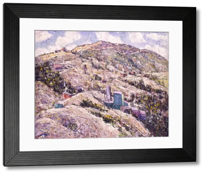 Framed Print : Gold Mining, Cripple Creek, 1929. Creator: Ernest Lawson Framed Print : Gold Mining, Cripple Creek, 1929. Creator: Ernest Lawson