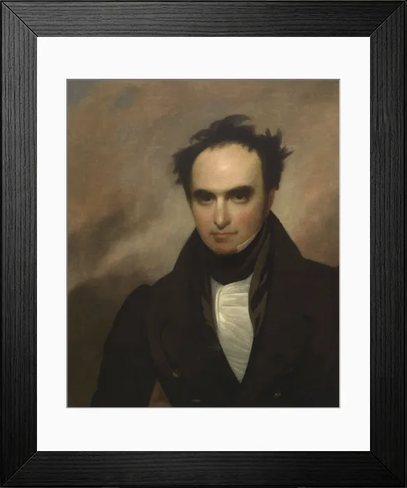 Framed Print : Daniel Webster, 1835. Creator: Francis Alexander Framed Print : Daniel Webster, 1835. Creator: Francis Alexander