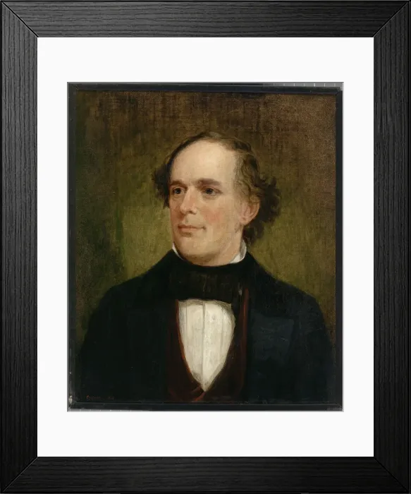 Framed Print : Salmon P. Chase, 1861. Creator: Francis Bicknell Carpenter