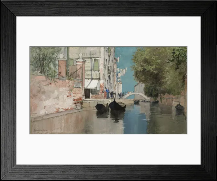 Framed Print : On the Way to the Public Garden, ca. 1895. Creator: Francis Hopkinson Smith Framed Print : On the Way to the Public Garden, ca. 1895. Creator: Francis Hopkinson Smith