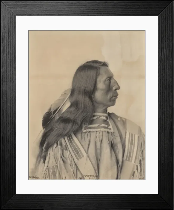 Framed Print : Portrait of Jack Red Cloud, a Sioux Indian, late 19th century. Creator: Frank A. Rinehart Framed Print : Portrait of Jack Red Cloud, a Sioux Indian, late 19th century. Creator: Frank A. Rinehart