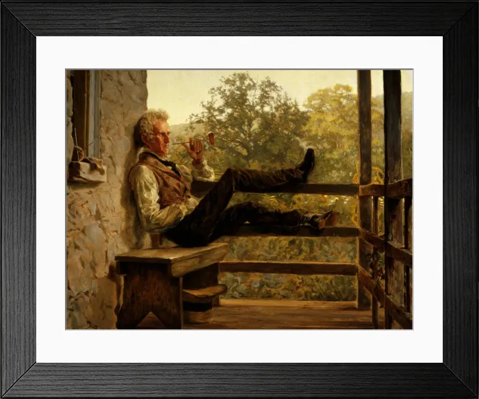 Framed Print : Independence (Squire Jack Porter), 1858. Creator: Francis Blackwell Mayer Framed Print : Independence (Squire Jack Porter), 1858. Creator: Francis Blackwell Mayer
