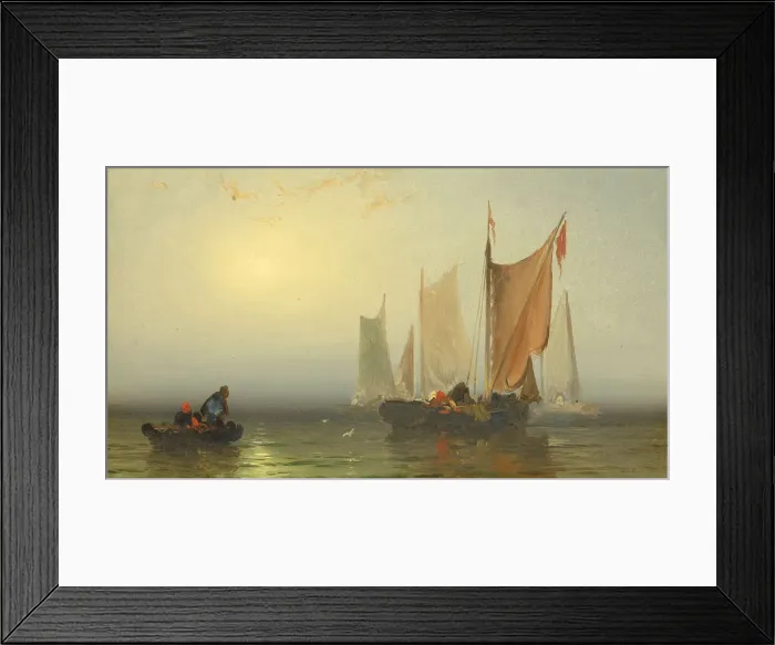Framed Print : Marine Study, 1860-1900. Creator: Franklin D. Briscoe Framed Print : Marine Study, 1860-1900. Creator: Franklin D. Briscoe