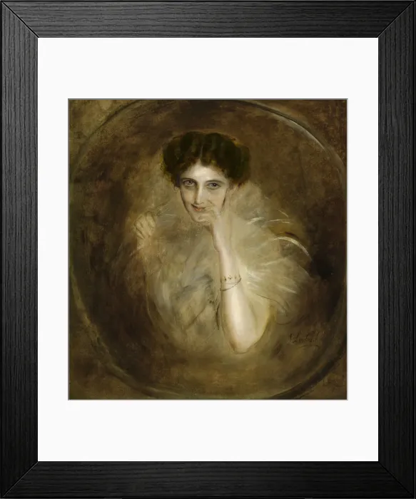Framed Print : Lady Mary Victoria Leiter Curzon, 1901. Creator: Franz von Lenbach Framed Print : Lady Mary Victoria Leiter Curzon, 1901. Creator: Franz von Lenbach
