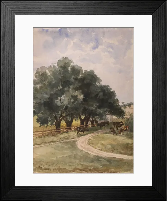 Framed Print : Richmond, 1884. Creator: Elizabeth Boott Duveneck Framed Print : Richmond, 1884. Creator: Elizabeth Boott Duveneck