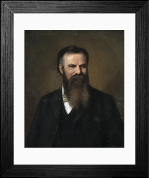 Framed Print : Major John Wesley Powell, 1885. Creator: Henry Ulke Framed Print : Major John Wesley Powell, 1885. Creator: Henry Ulke