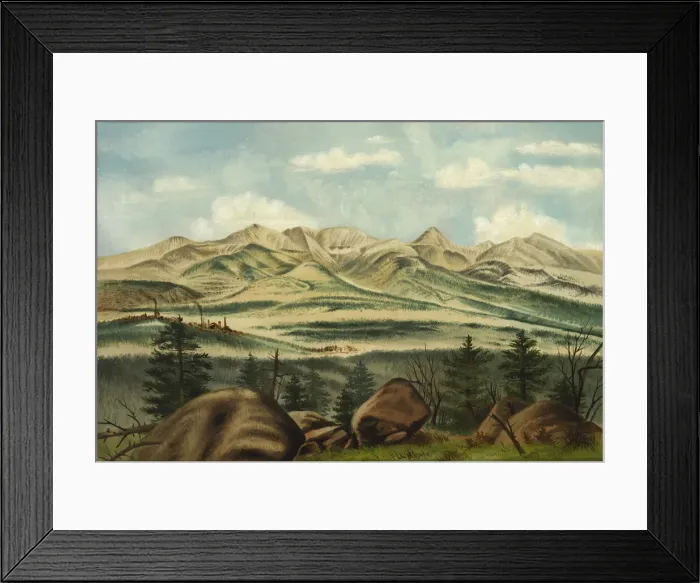 Framed Print : Leadville, Colorado, ca. 1880. Creator: Harriet A. Harris Framed Print : Leadville, Colorado, ca. 1880. Creator: Harriet A. Harris