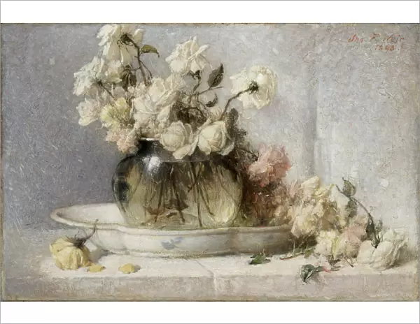 Roses, 1898. Creator: John Ferguson Weir