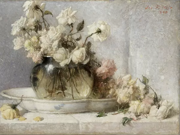 Roses, 1898. Creator: John Ferguson Weir