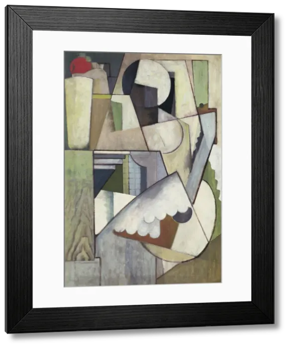Framed Print : Figure with Guitar II, 1914. Creator: Henry Fitch Taylor Framed Print : Figure with Guitar II, 1914. Creator: Henry Fitch Taylor