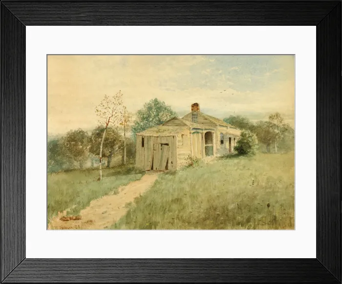 Framed Print : Untitled, 1883. Creator: Henry Ward Ranger Framed Print : Untitled, 1883. Creator: Henry Ward Ranger