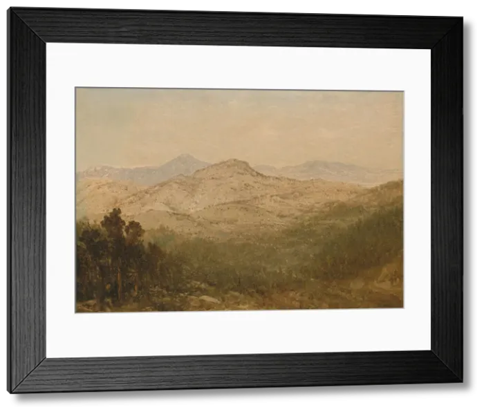 Framed Print : Mountains in Colorado, 1870. Creator: John Frederick Kensett Framed Print : Mountains in Colorado, 1870. Creator: John Frederick Kensett