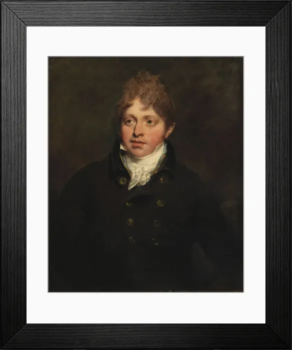 Framed Print : Irish Gentleman, late 18th-early 19th century. Creator: John Hoppner Framed Print : Irish Gentleman, late 18th-early 19th century. Creator: John Hoppner