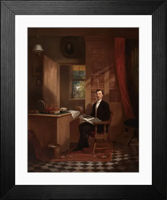 Framed Print : Peter Bell Smith, 1859. Creator: John J. Porter Framed Print : Peter Bell Smith, 1859. Creator: John J. Porter